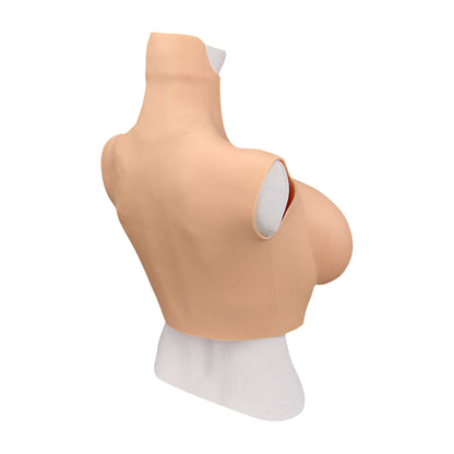 Lightweight Silicone Breastplate — B–H Cup