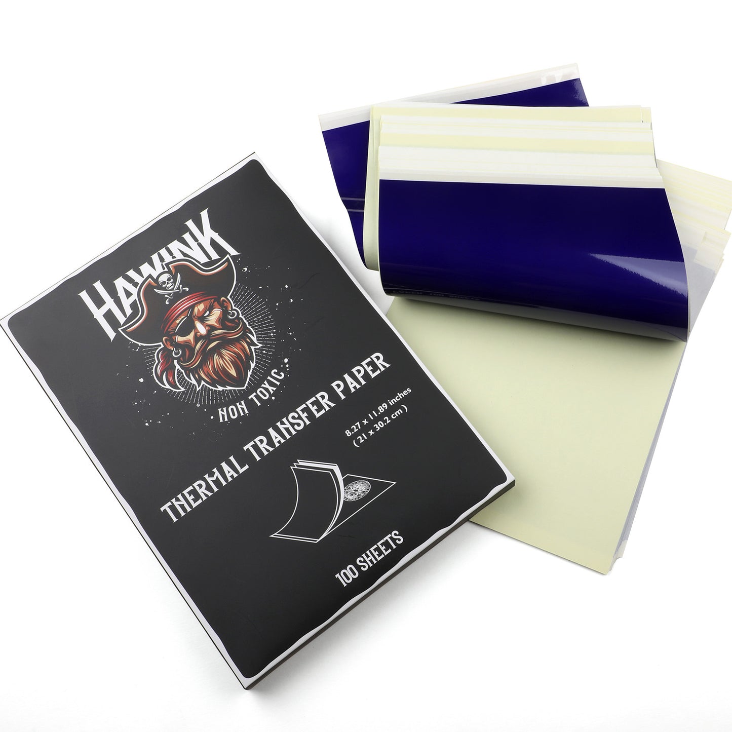 Professional Tattoo Transfer Paper – 100 Sheets Thermal Stencil Paper