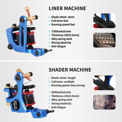 Coil Cast Tattoo Machine – Liner & Shader