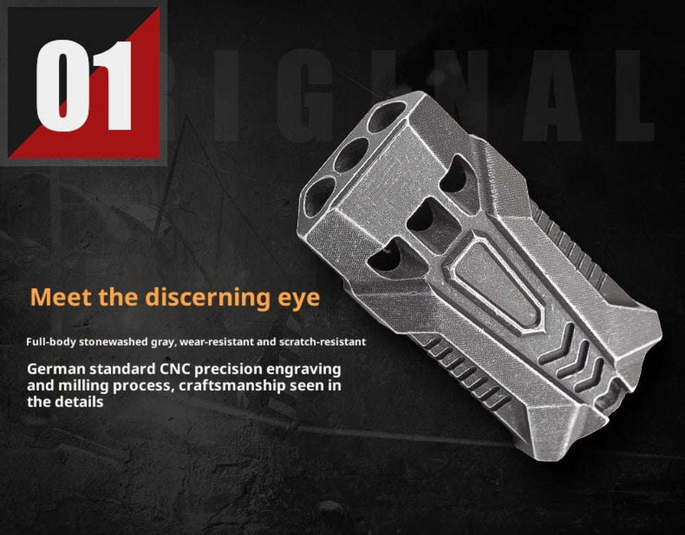 Outdoor Survival EDC Emergency Whistle - Full T6 Aluminium