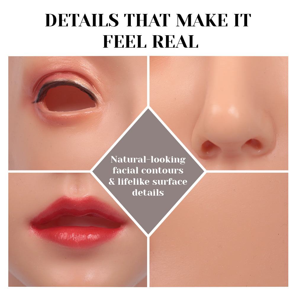 Emily Realistic Female Silicone Character Mask