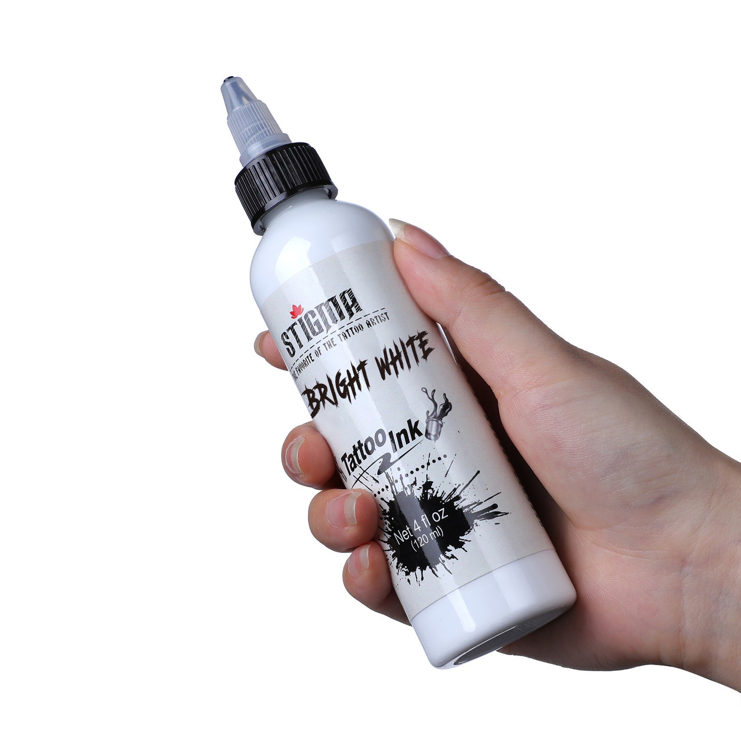 White Tattoo Ink – 120ml Professional Tattoo Pigment for Shading & Highlights