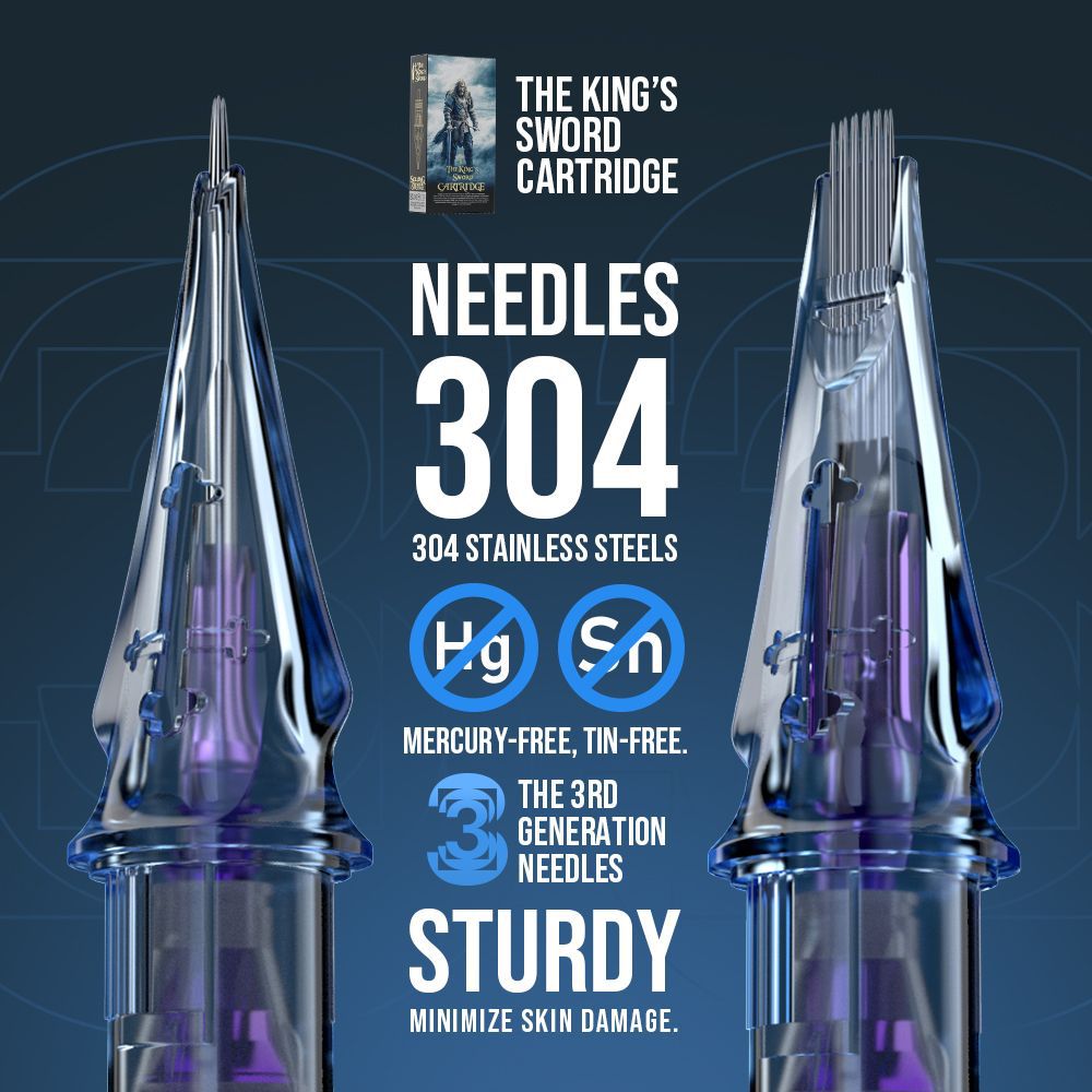 New Cartridge Tattoo Needles – Liner, Shader & Scalp PMU (20pcs/Box)