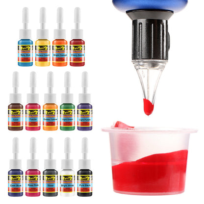 Solong 14-Color Tattoo Ink Set – 5ml Each, Vibrant Pigments