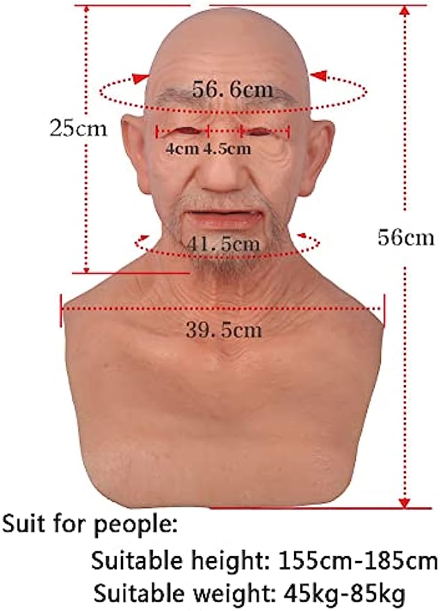 Realistic Silicone Character Face Mask