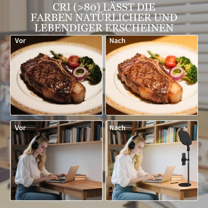 【EU】Tattoo LED-Tischlampe mit Handyhalterung