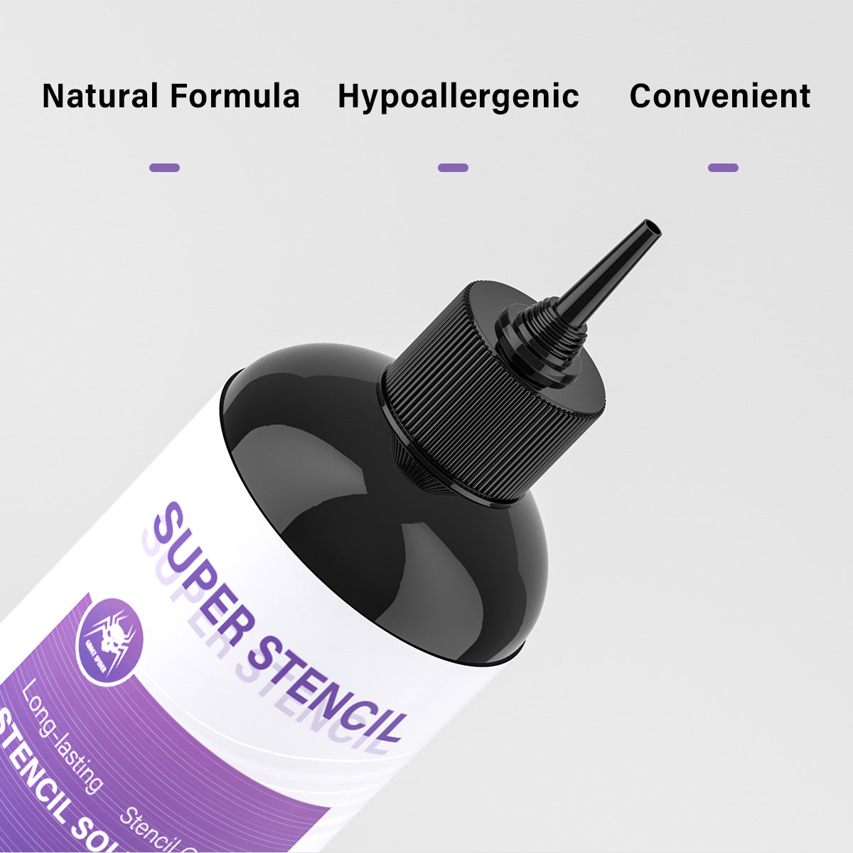 GHOST SPIDER Tattoo Transfer Gel – Smooth & Clear Stencil Transfer, 8OZ / 240ml