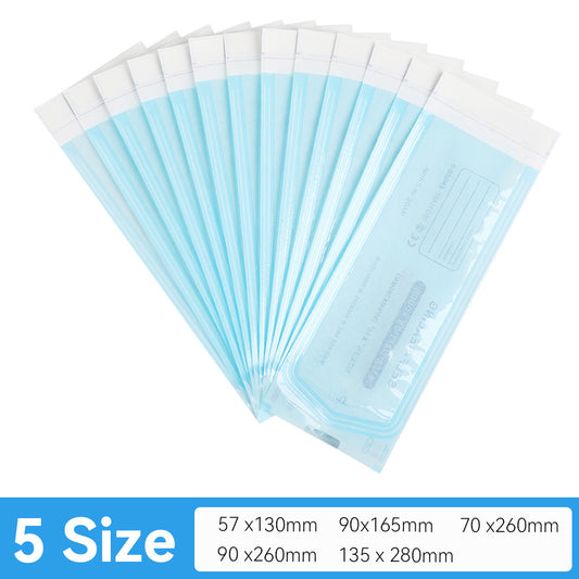 Self-Sealing Sterilization Pouches – Disposable Medical-Grade Bags for Tattoo, PMU, Dental, Nail Tools