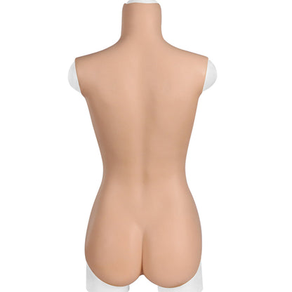 Full-Body Silicone Bodysuit with Breast Forms