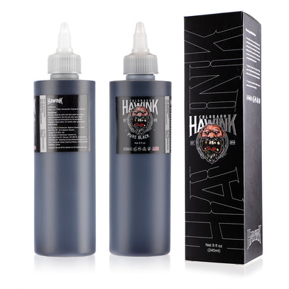 Hawink 240ml Black Tattoo Ink – Lining & Shading Formula