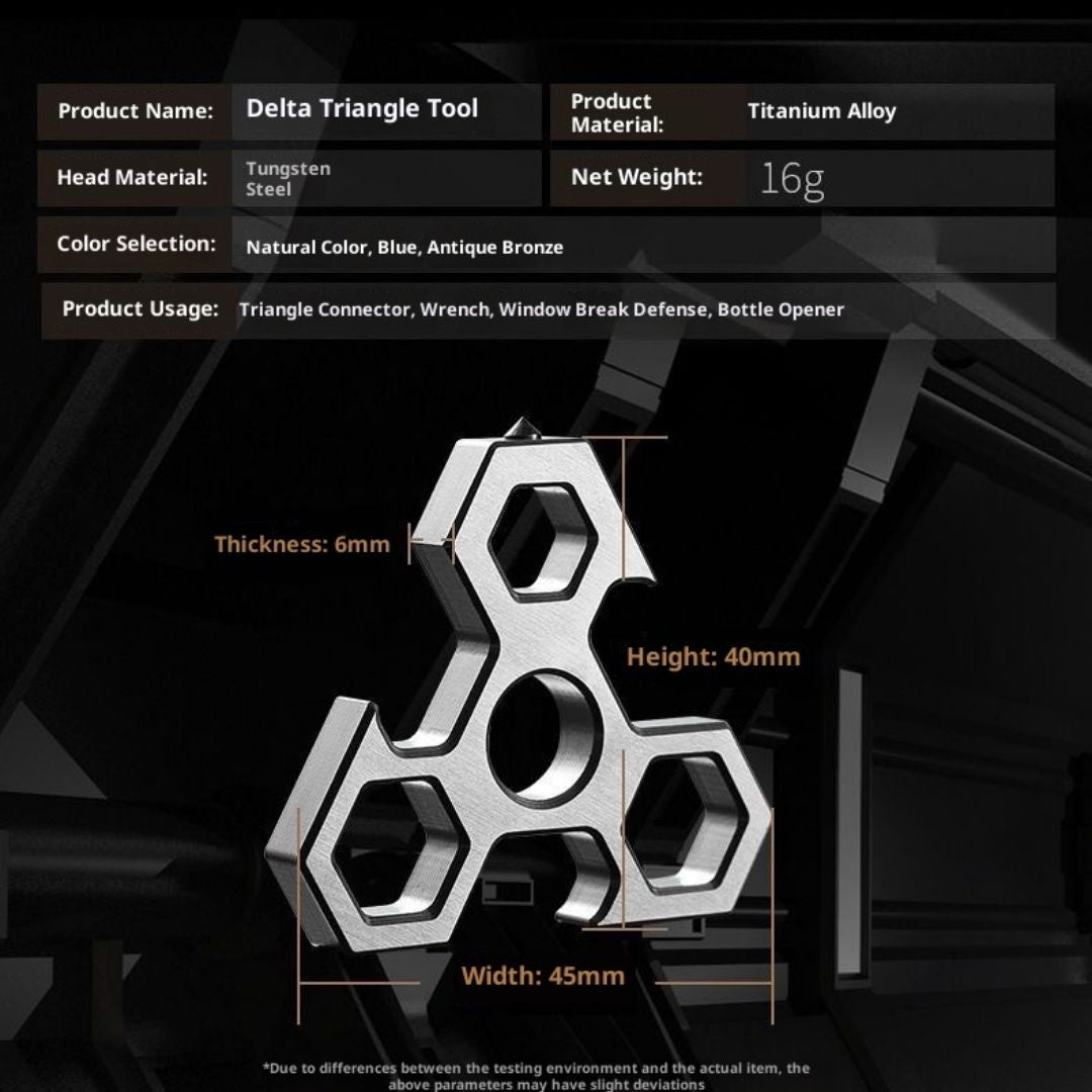 2019 Newest Self-Defense EDC Multi-Tool - TC4 Titanium Stinger, Bottle Opener & More