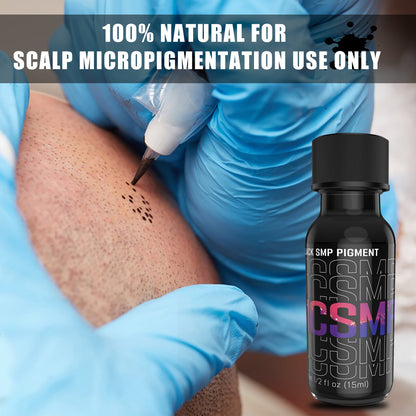15ml Scalp Micropigmentation Ink – Hair Follicle Simulation Tattoo Pigment for PMU