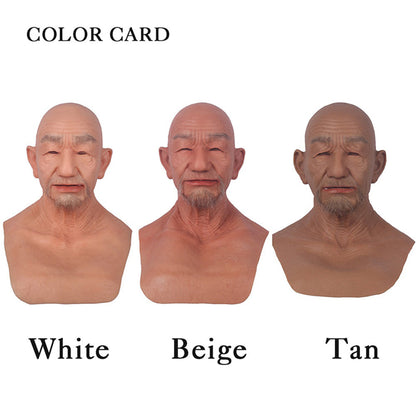 Realistic Full-Head Silicone Character Mask