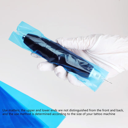 200PCS Disposable Tattoo Machine Covers – Transparent Waterproof Dustproof Sleeves