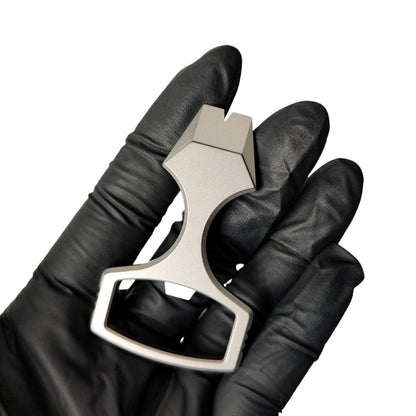 Titanium Alloy EDC Multi-Function Self-Defense Knuckle - Keychain - Bottle Opener