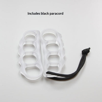 2025 New Pea Pod PC Plastic Knuckles – Lightweight EDC Self Defense Tool