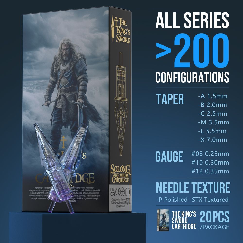 New Cartridge Tattoo Needles – Liner, Shader & Scalp PMU (20pcs/Box)