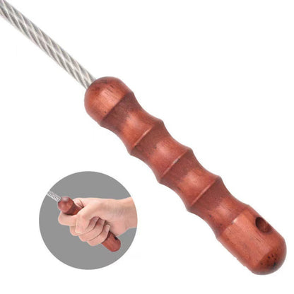 portable-self-defense-whip-wooden-handle-emergency-tool