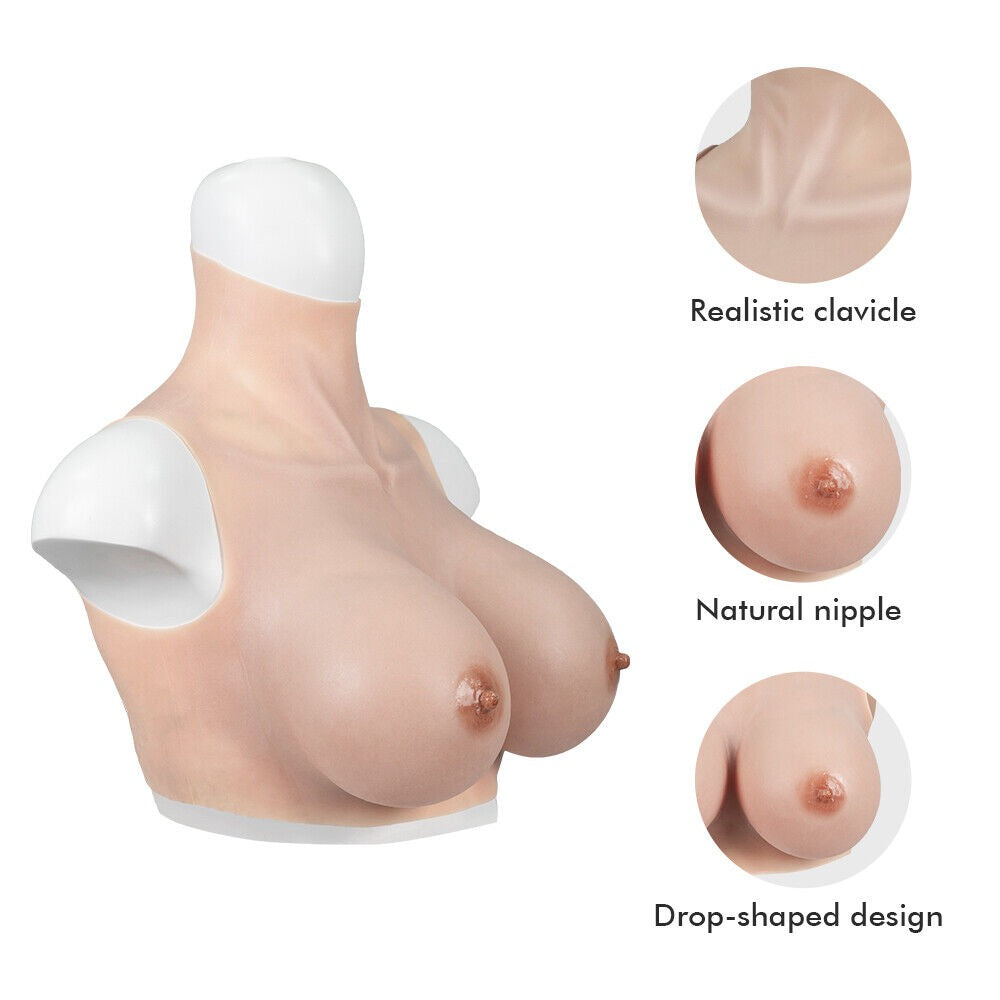 Silicone Breastplate & Anatomical Shaping Pants Set