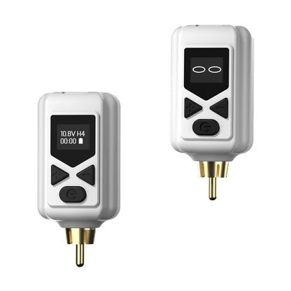 Mini Wireless Tattoo Power Supply Battery, RCA Charging Version, Compatible with Motor Tattoo Machines, Portable Power Bank