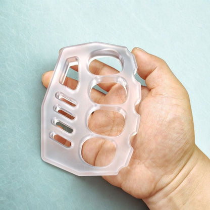 Lightweight EDC Safety Tool- NoMetal PC Plastic Knuckles