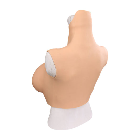 Lightweight Silicone Breastplate — B–H Cup