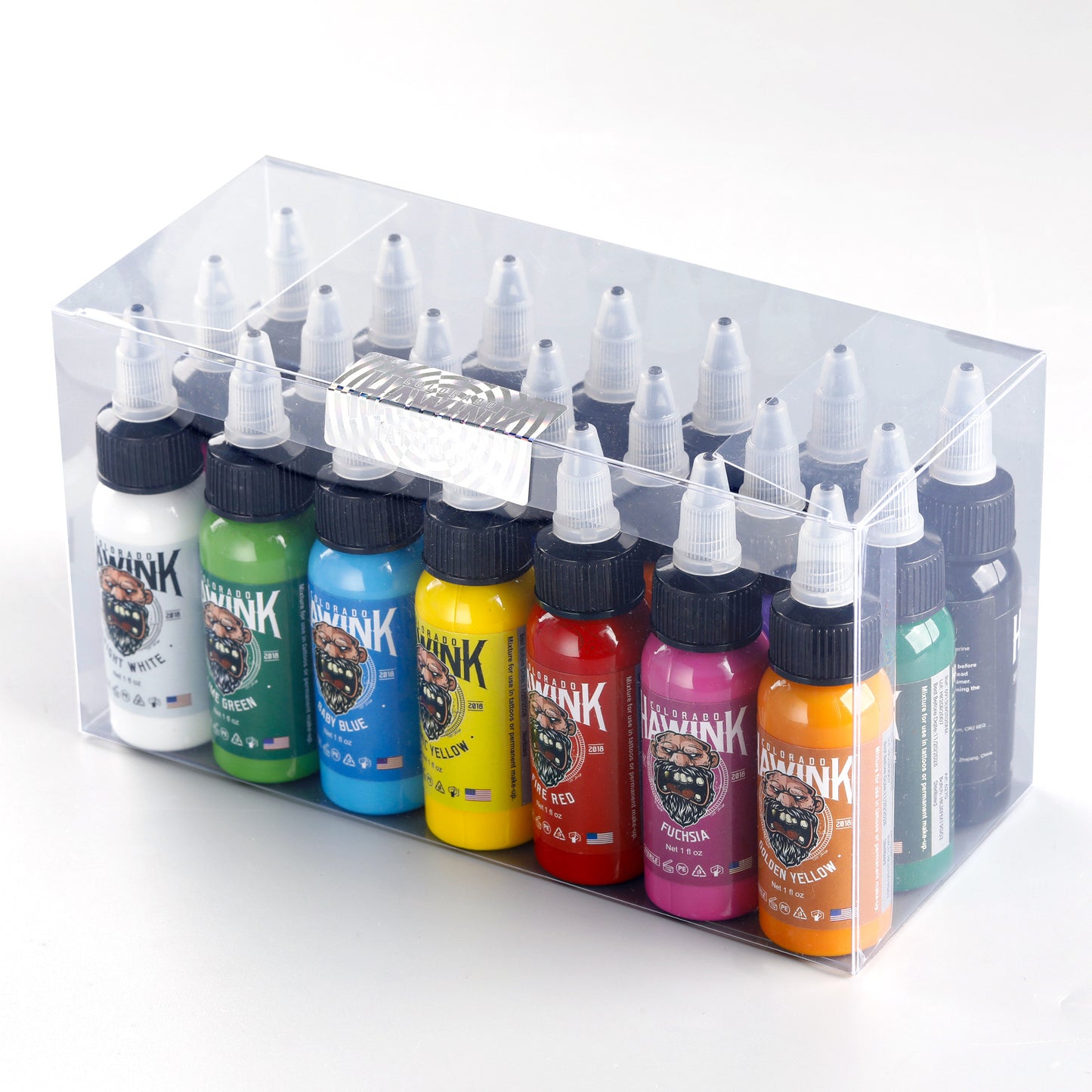 Hawink 21-Color Tattoo Ink Set – 30ml Bottles