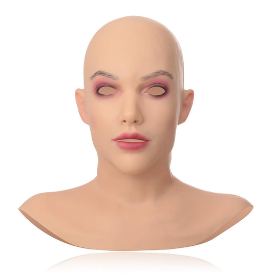 Realistic Female Full-Face Silicone Character Mask
