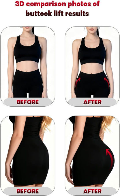 Silicone Butt-Lift Shapewear Shorts with Tummy Control