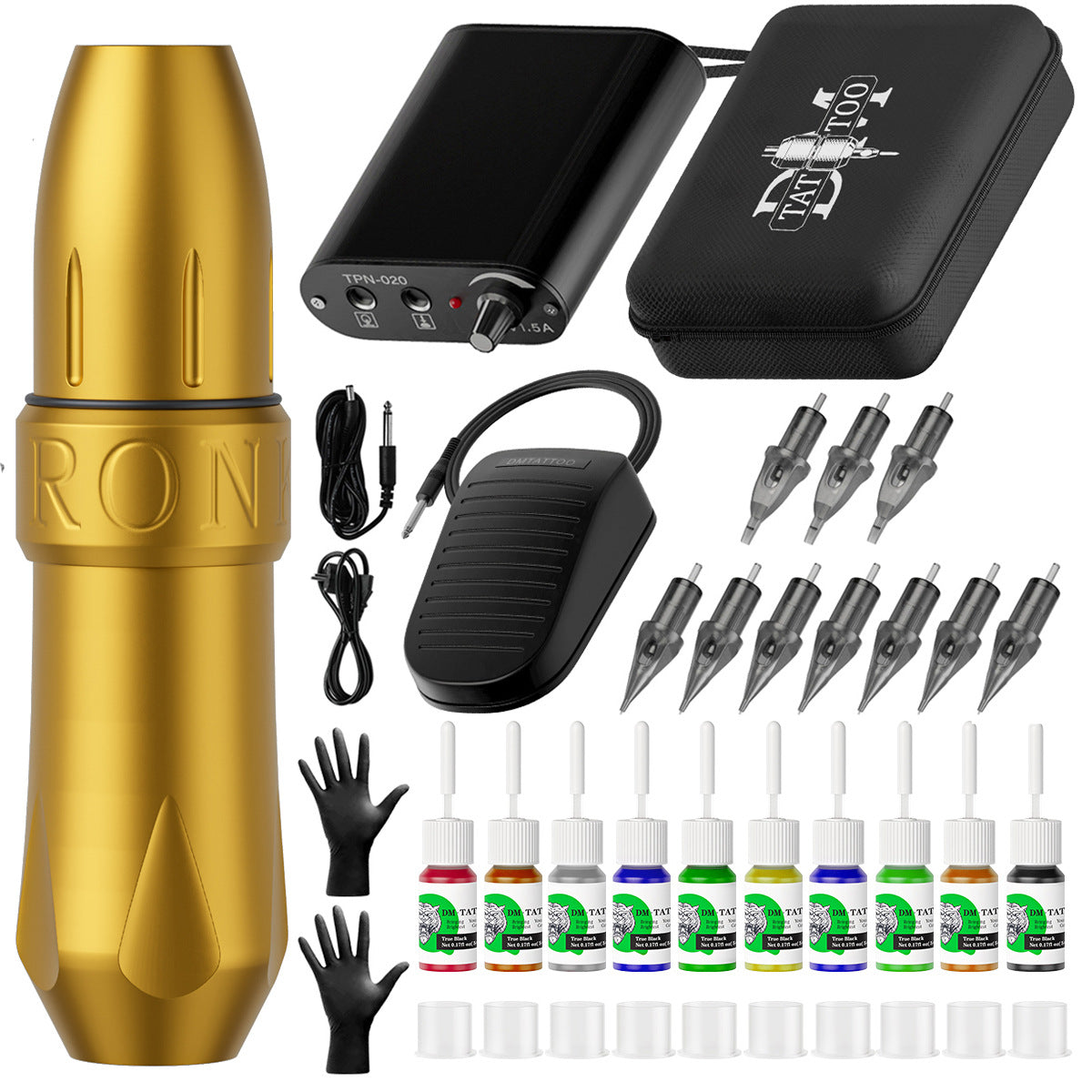 Best-Selling Tattoo Machine Kit – Complete Motor Tattoo Pen Tool Set