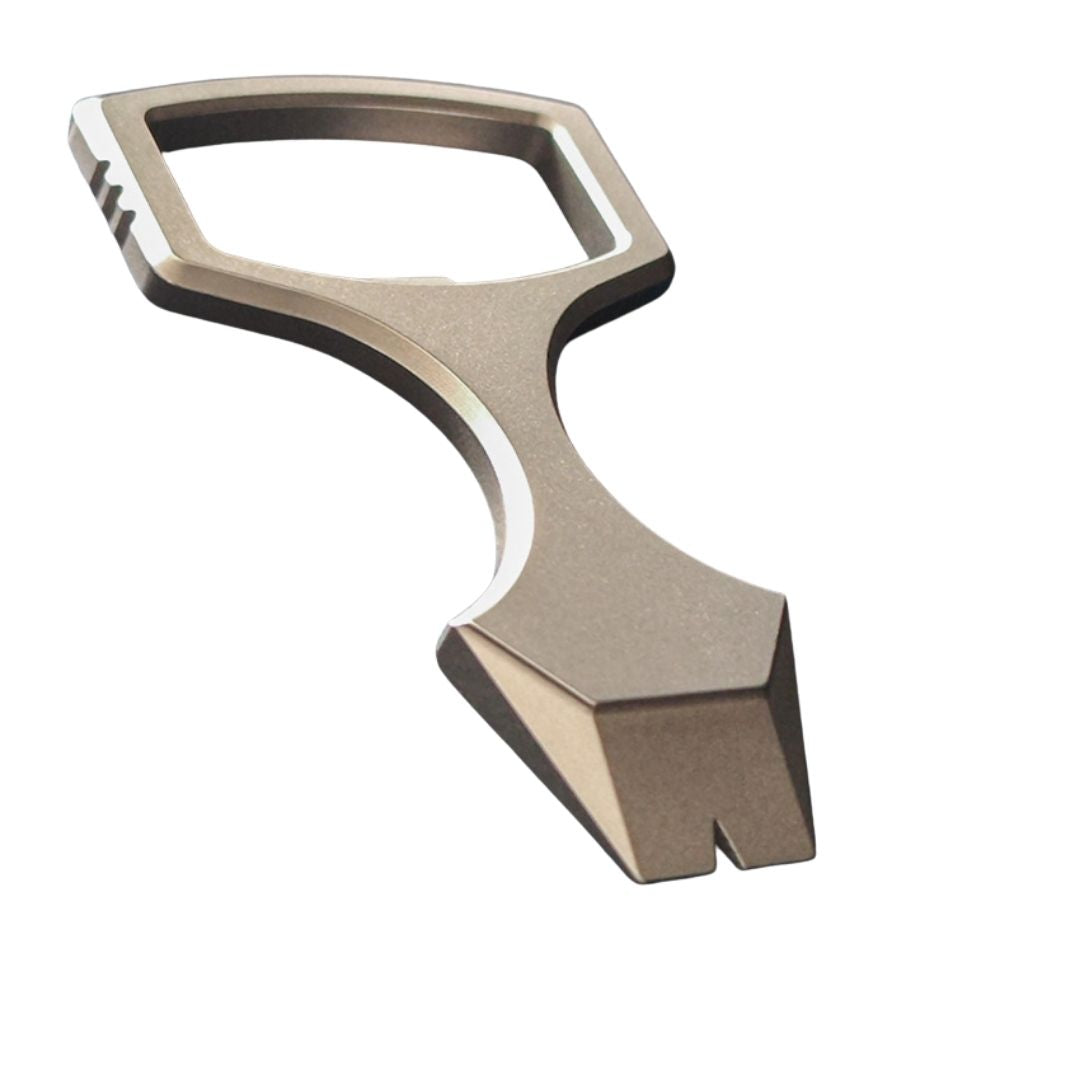 Titanium Alloy EDC Multi-Function Self-Defense Knuckle - Keychain - Bottle Opener