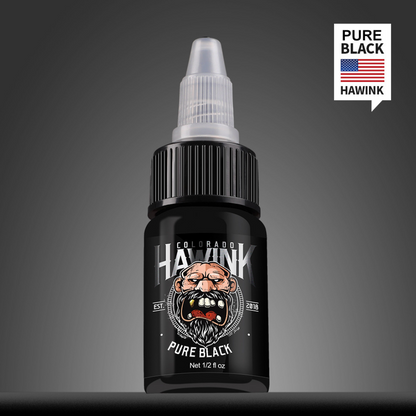 Hawink Mini Tattoo Ink Set 15ml – Professional Color Ink for Tattoo Artists