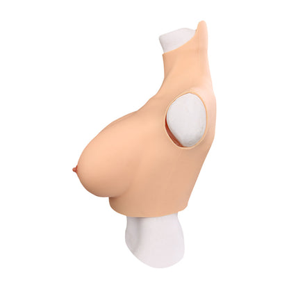 Lightweight Silicone Breastplate — B–H Cup