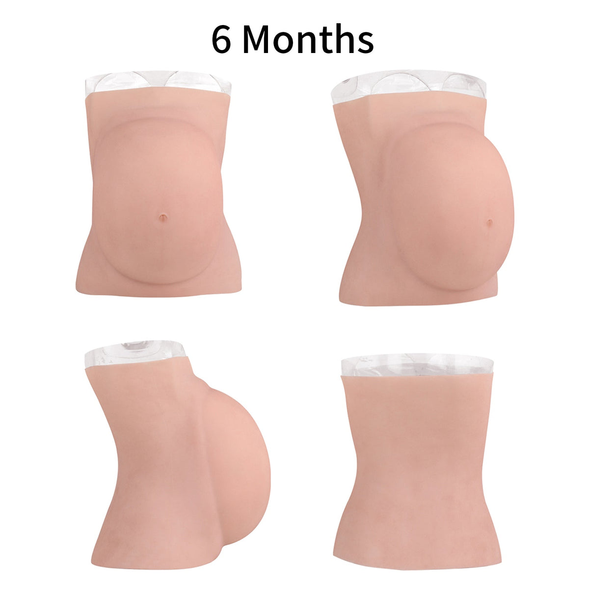 Realistic Silicone Pregnancy Belly Form — 6 or 9 Months