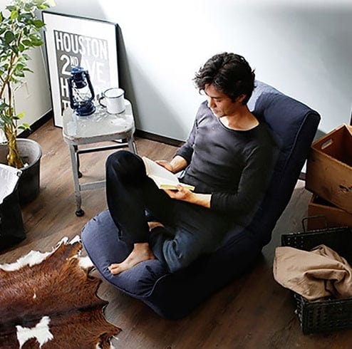 Reclining Tattoo Studio Client Chair – Adjustable Japanese-Style Lazy Sofa