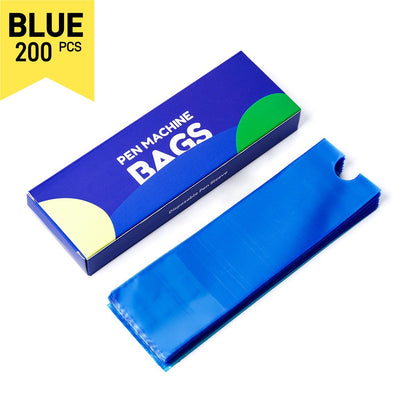 200PCS Disposable Tattoo Machine Covers – Transparent Waterproof Dustproof Sleeves