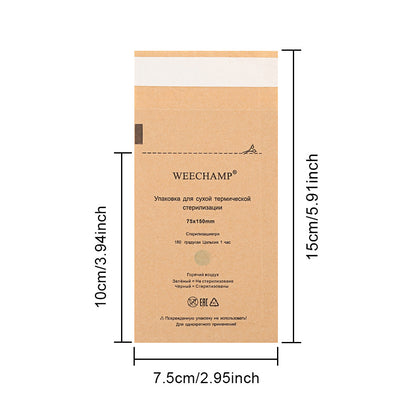 Self-Sealing Sterilization Bags – Heat-Resistant Kraft Pouches for Nail & Tattoo Tools