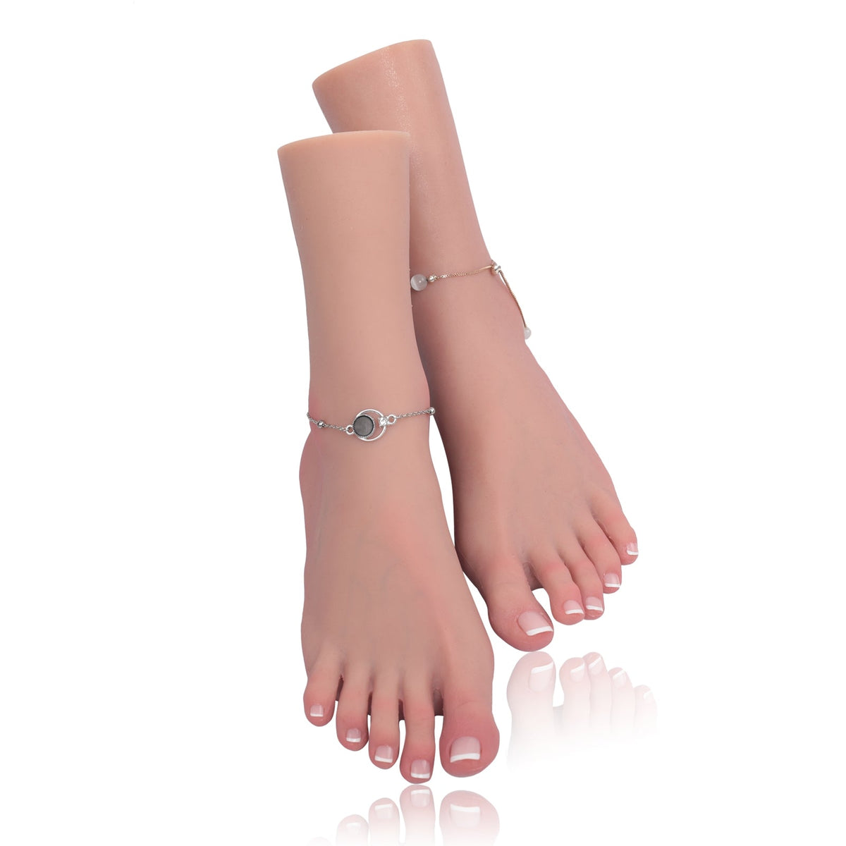 Realistic Female Silicone Foot Model — Flexible or Reinforced