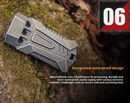 Outdoor Survival EDC Emergency Whistle - Full T6 Aluminium