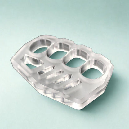 Lightweight EDC Safety Tool- NoMetal PC Plastic Knuckles