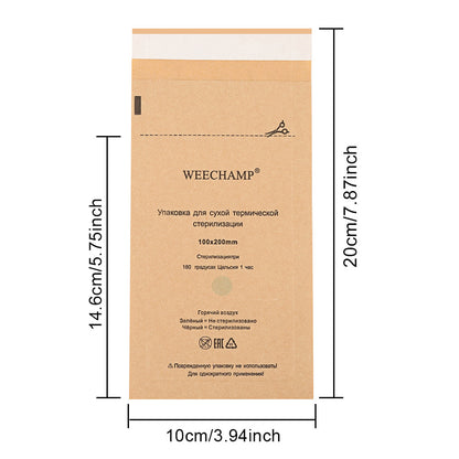 Self-Sealing Sterilization Bags – Heat-Resistant Kraft Pouches for Nail & Tattoo Tools