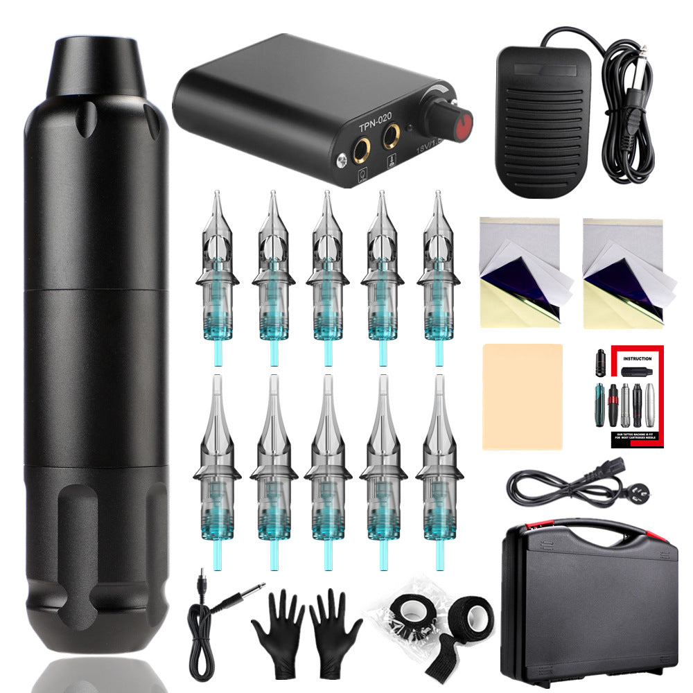 Beginner Tattoo Machine Kit – Complete Tattoo Pen & Supplies