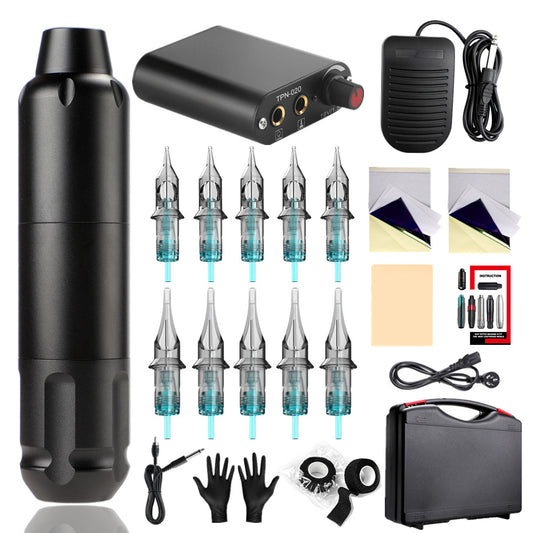 Beginner Tattoo Machine Kit – Complete Tattoo Pen & Supplies