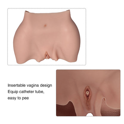 Veined Oil-Free Silicone Hip Enhancer Pants