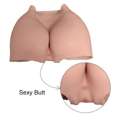 Veined Oil-Free Silicone Hip Enhancer Pants