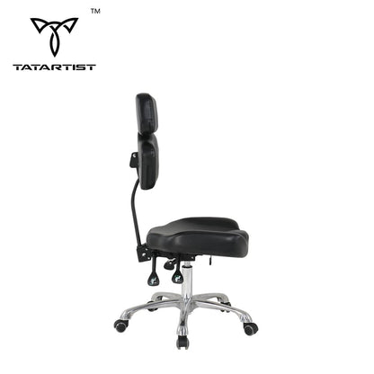 【CA】TA-AC-07 Ergonomic Hydralic Portable Black Tattooist Chair