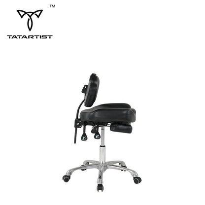 【CA】TA-AC-07 Ergonomic Hydralic Portable Black Tattooist Chair