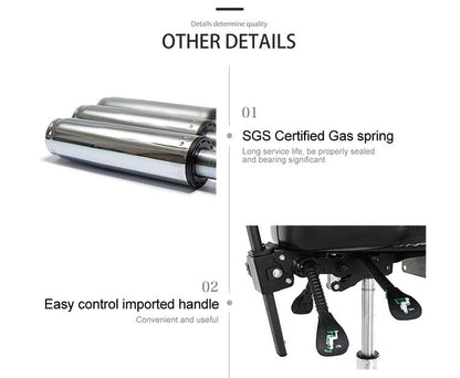 【USA】Ergonomic Hydralic Black Tattooist Chair For Tattoo Shop TA-AC-07