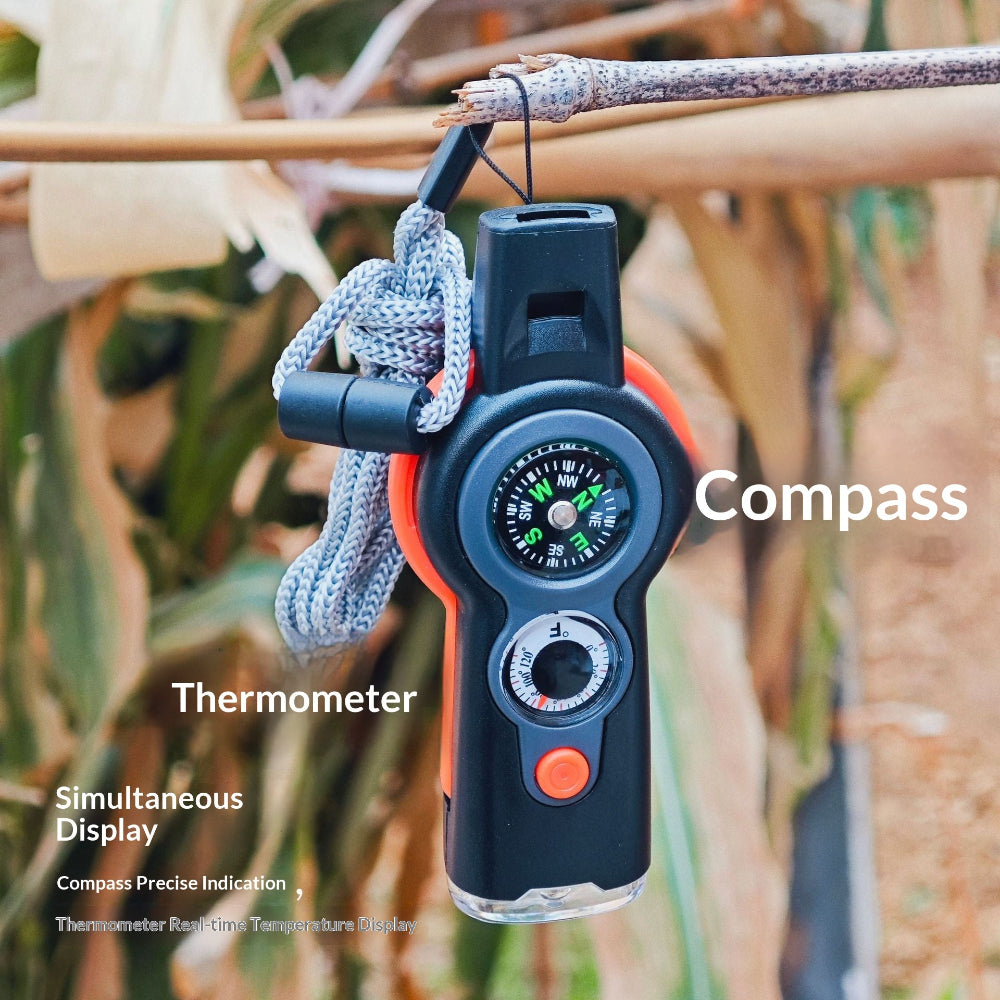 7-in-1 Outdoor Emergency Survival Whistle