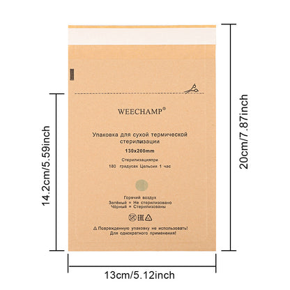 Self-Sealing Sterilization Bags – Heat-Resistant Kraft Pouches for Nail & Tattoo Tools